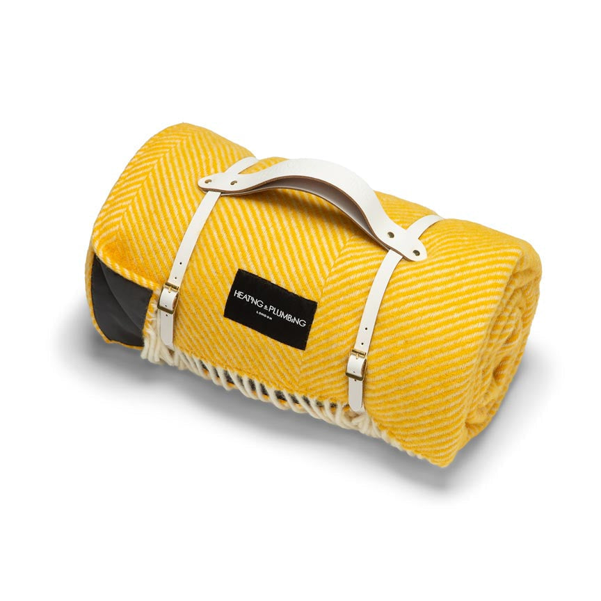 Pure New Wool Picnic Blanket - Somerset Dusk