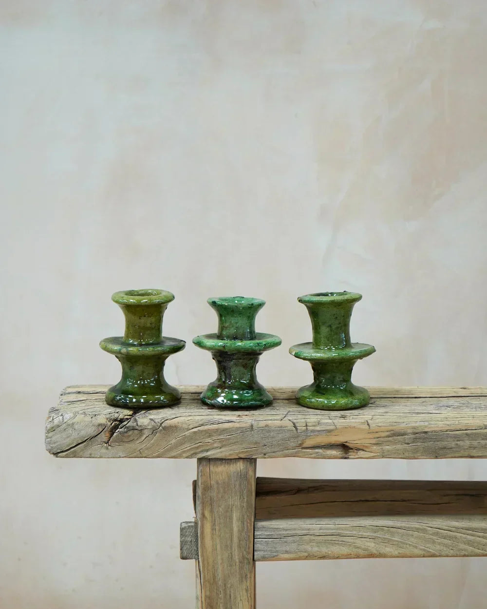 Vintage Tamegroute Candlestick Holder