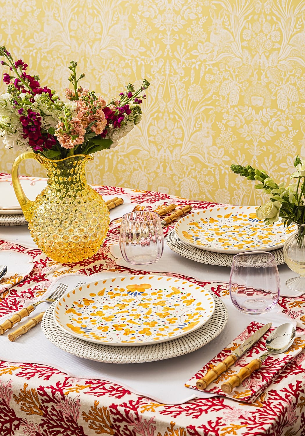 Yellow Dew Drop Large Jug 2L - Casa by Josephine Jenno
