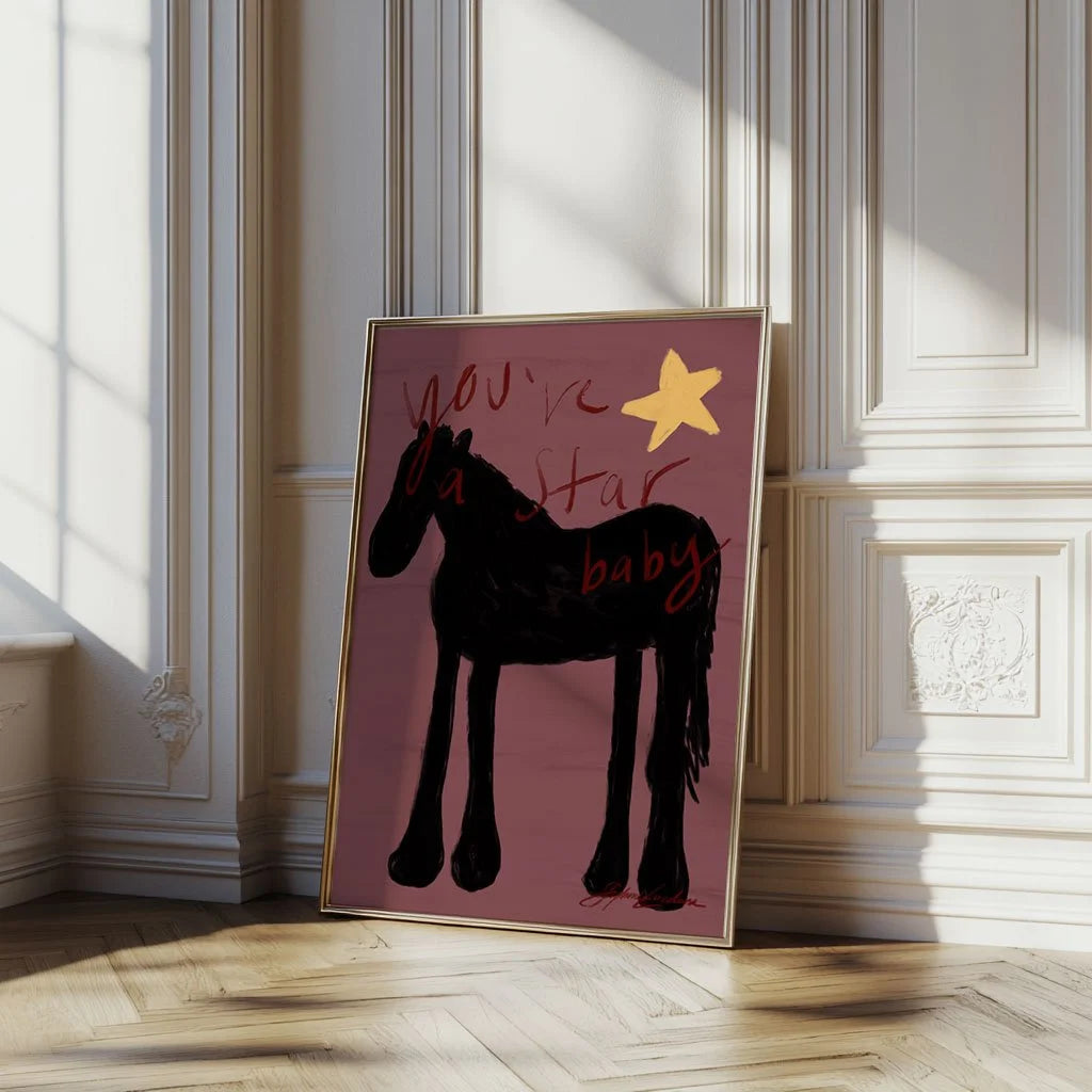 You're a Star, Baby Horse Print