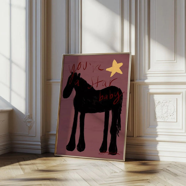 You're a Star, Baby Horse Print