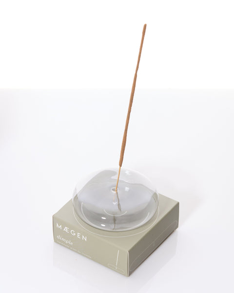Dimple Incense Holder - Grey