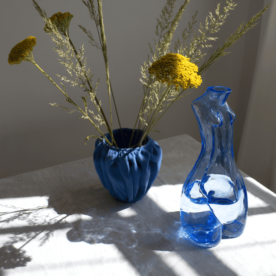 Glass Carafe - Blue