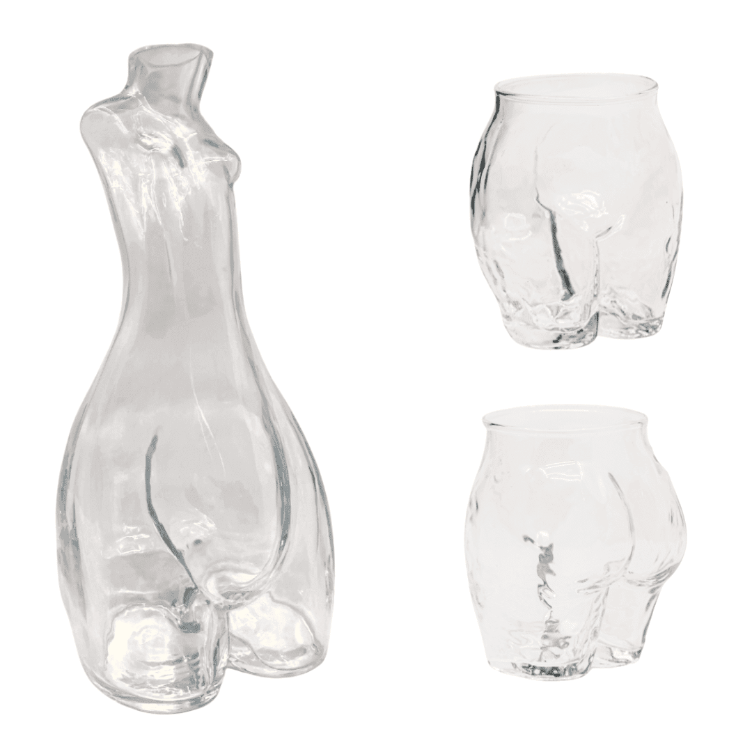Tit for Tat Glass Carafe - Clear Bundle