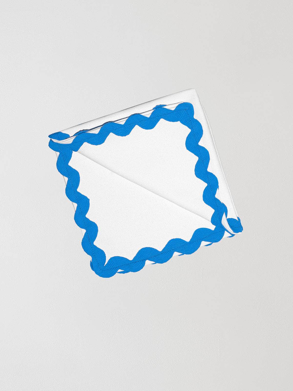 Sun Rays Blue Napkin