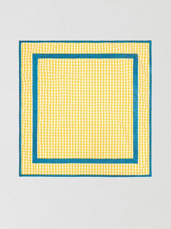 Yellow + Blue Picnic Blanket