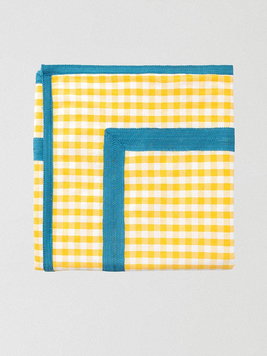 Yellow + Blue Picnic Blanket