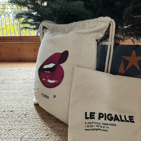 Load image into Gallery viewer, White Cotton Graphic Backpack, Jean André x Le Pigalle
