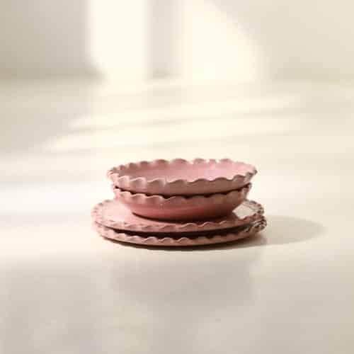 Pink Iris Plate