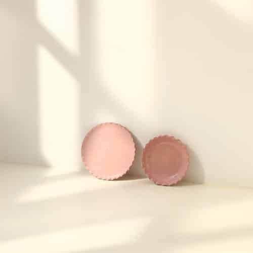 Pink Iris Plate