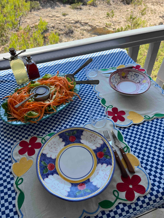 Angel Delight Dinner Plate - Blue Marine