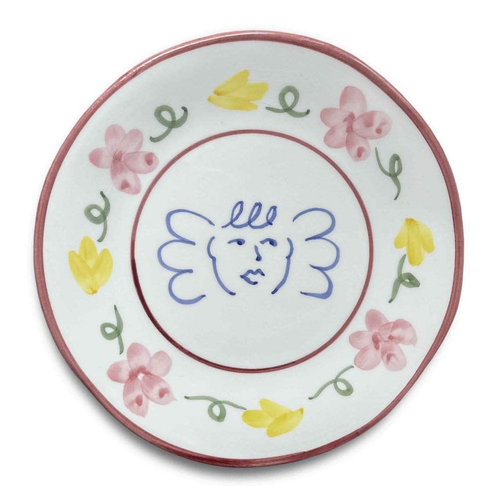 Angel Delight Dessert Plate - Rose