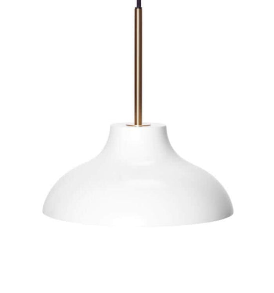 Bolero Pendant Light white brass