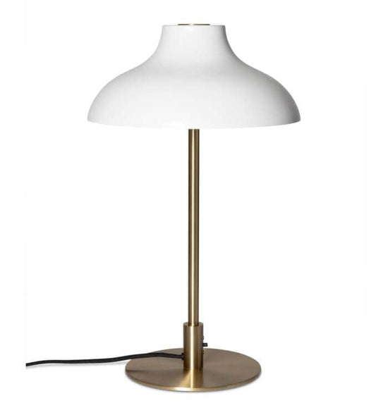 Bolero Table Lamp white brass