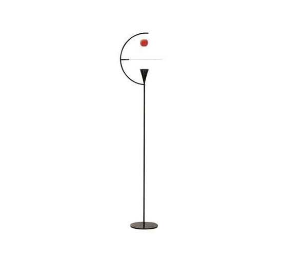 Chrome LED Floor Lamp - Newton by Andrea Branzi