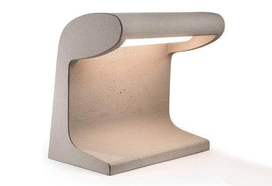 Outdoor Concrete Floor Lamp - Borne Béton Grande IP44 by Le Corbusier