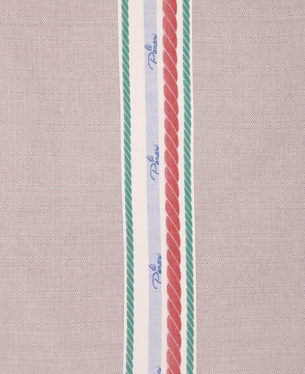 Li Panari Table Runner Grey with Red & Green – Large