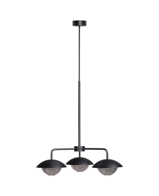 Grace 3 Chandelier black long