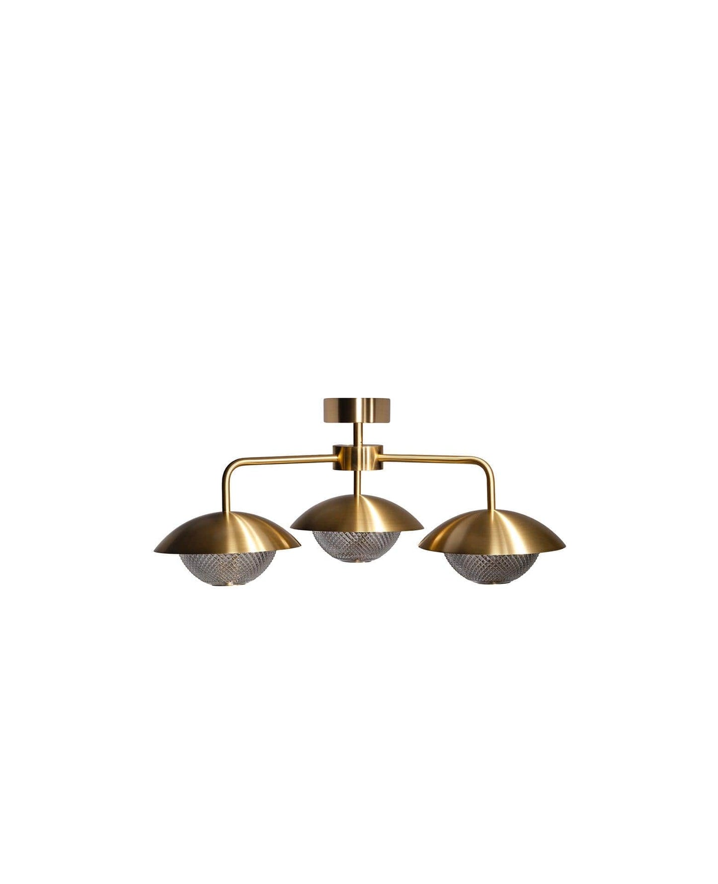 Load image into Gallery viewer, Grace 3 Chandelier brass

