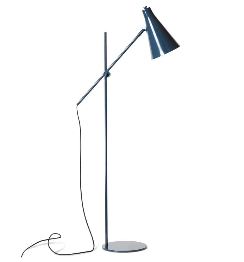 Hunter Grand Floor Lamp grey blue