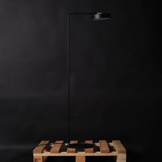 James Floor Lamp black brass