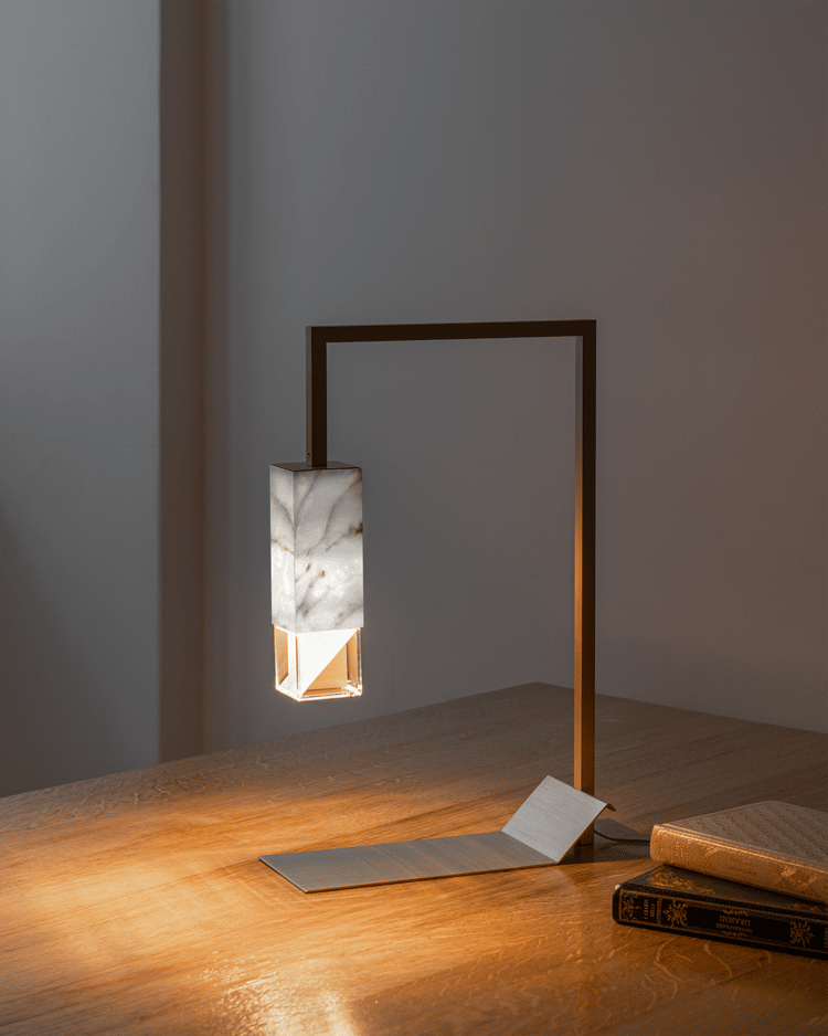 Lamp/Two Marble Lifestyle