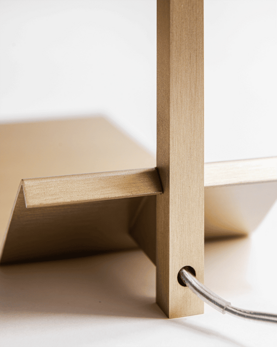 Lamp/Two Wood Table Lamp