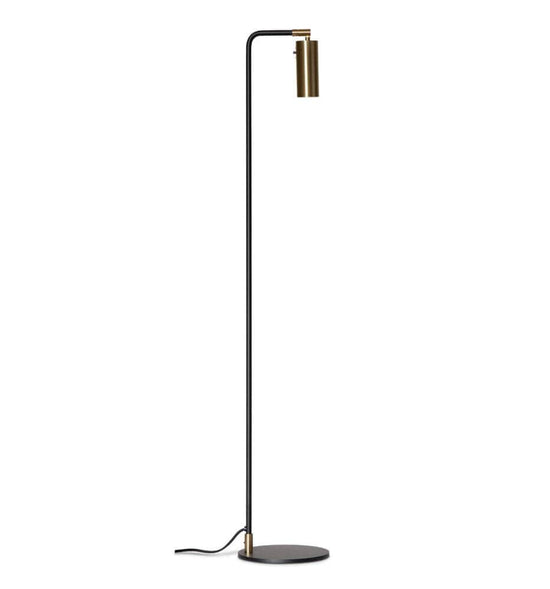 Lektor Floor Lamp black brass