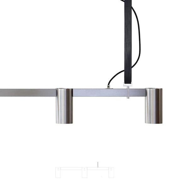 Long Kennedy Pendant Ceiling Light black