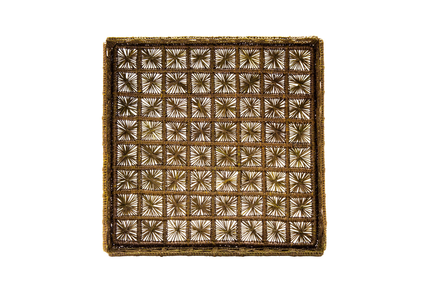Telar Large Square Tray | Olive Green