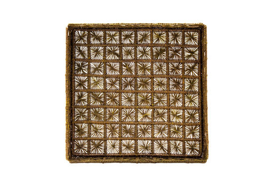 Telar Large Square Tray | Olive Green