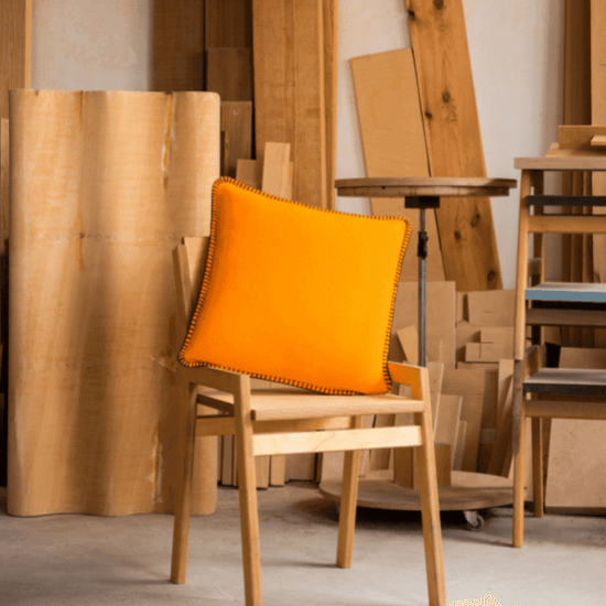 Viso Merino Pillow Orange chair