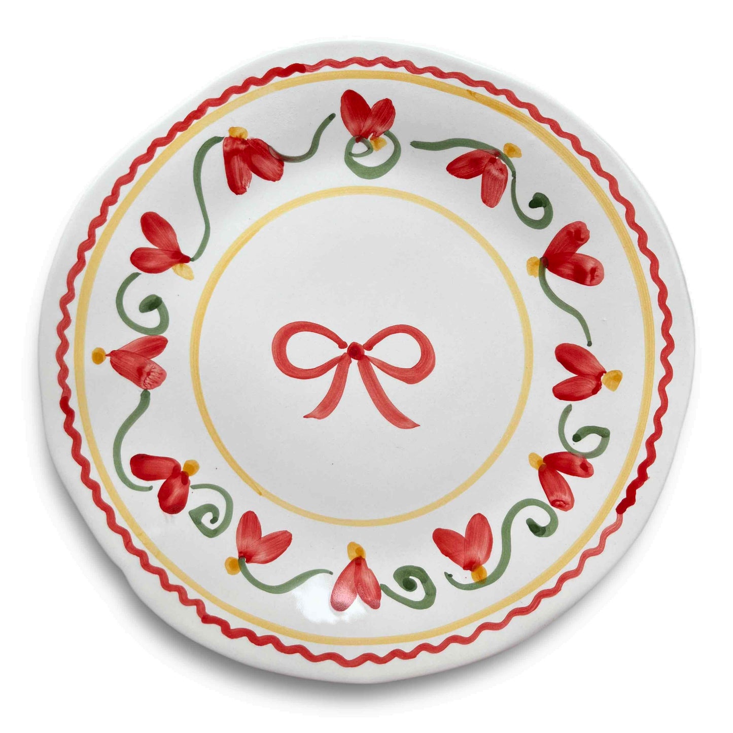Load image into Gallery viewer, Ribbon Fleur Dining Plate
