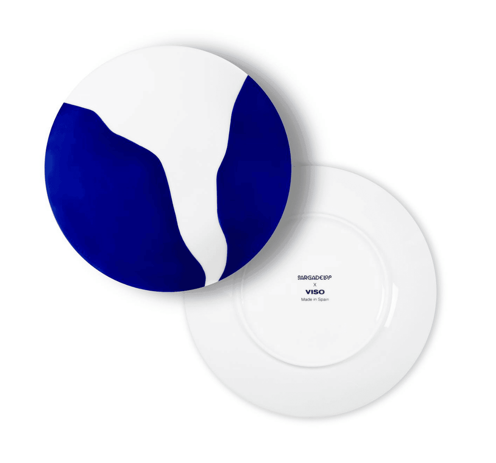 Viso Blue and White Porcelain Plate