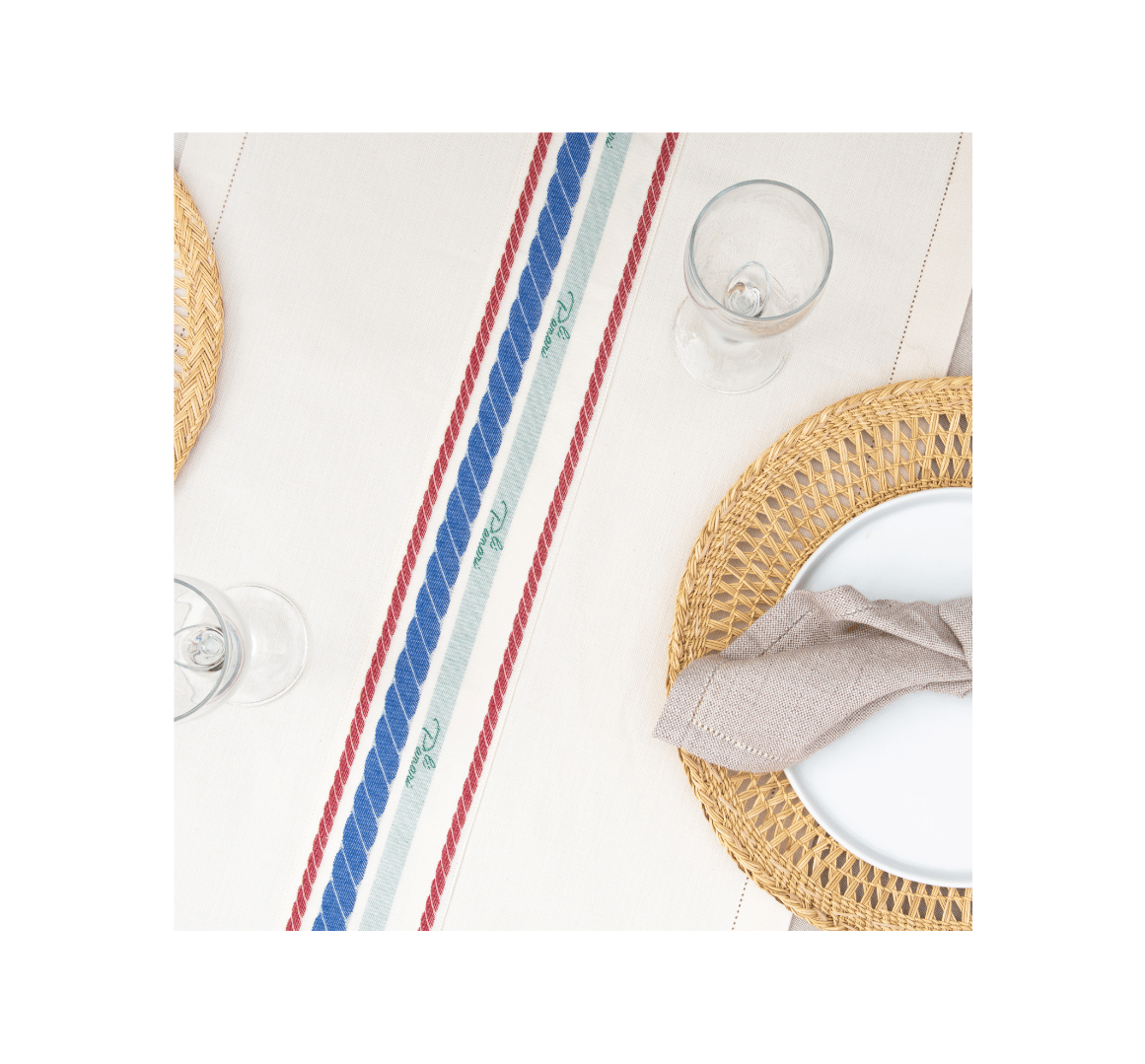 White Table Runner