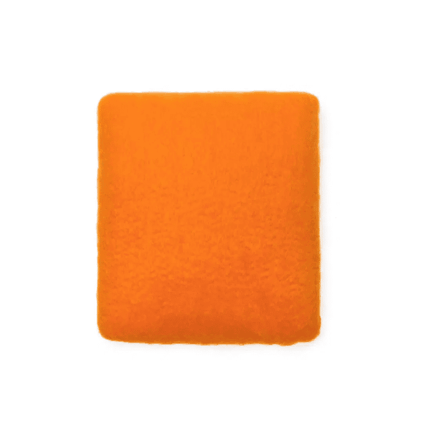Viso Mohair Pillow Orange and White