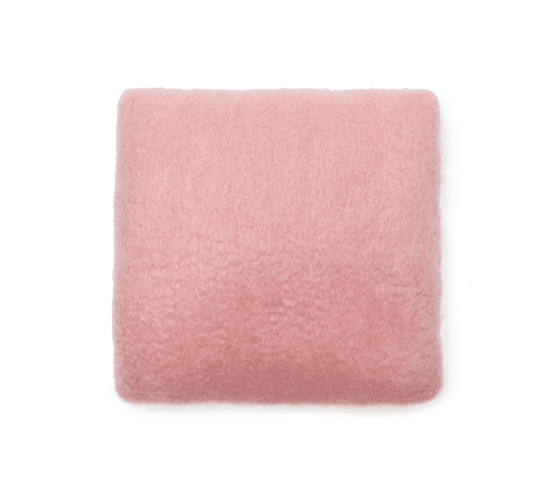Viso Mohair Pillow Pink and White