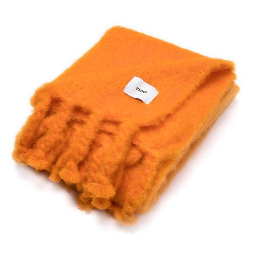 Viso Mohair Blanket Orange