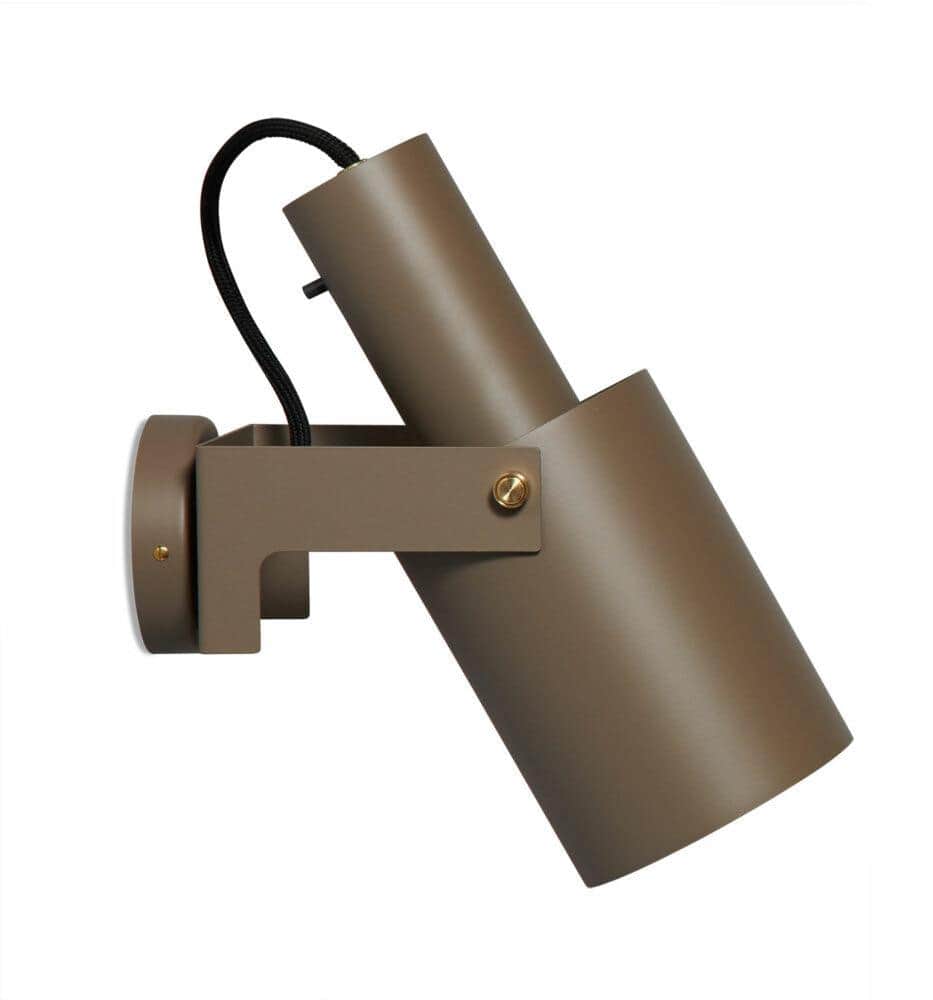 Volume 2 Wall Lamp soil grey brass