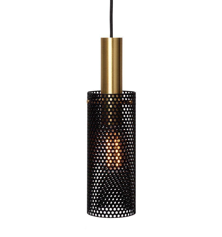 Vouge Pendant Ceiling Light small black brass