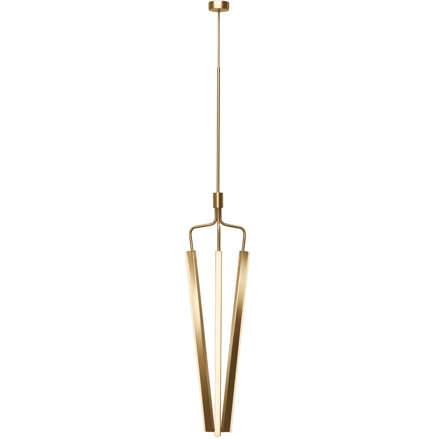 Angel 3 1000 Chandelier brass on long