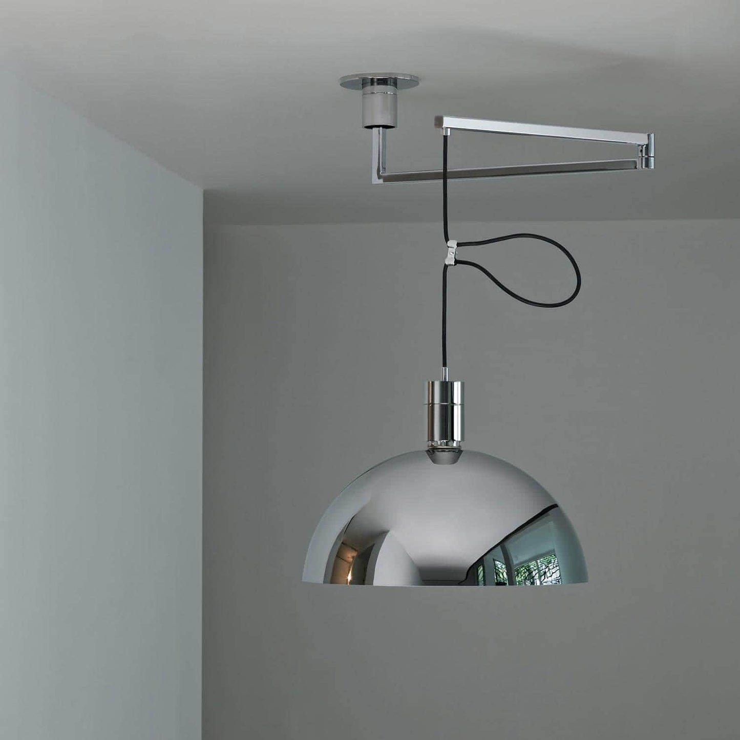 Chrome Pendant Lamp - AS41Z by Mr. Albini