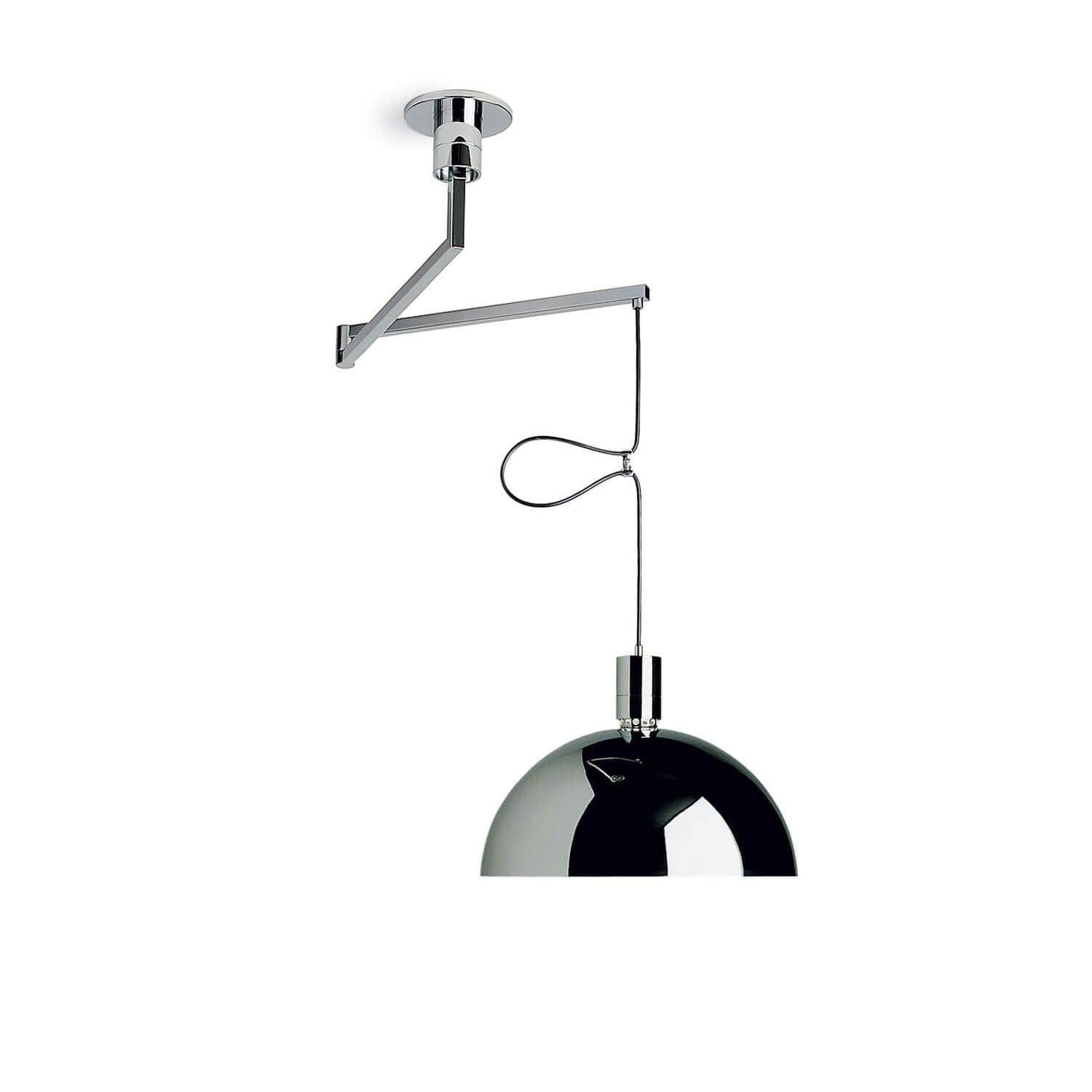 Chrome Pendant Lamp - AS41Z by Mr. Albini