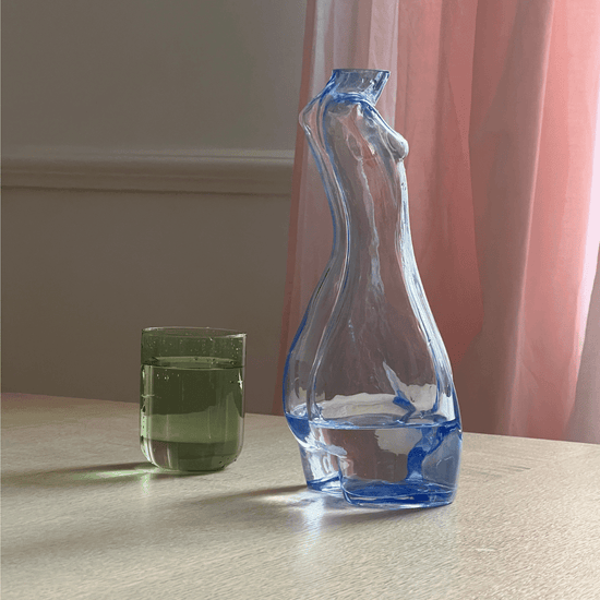 Load image into Gallery viewer, Glass Carafe - Blue
