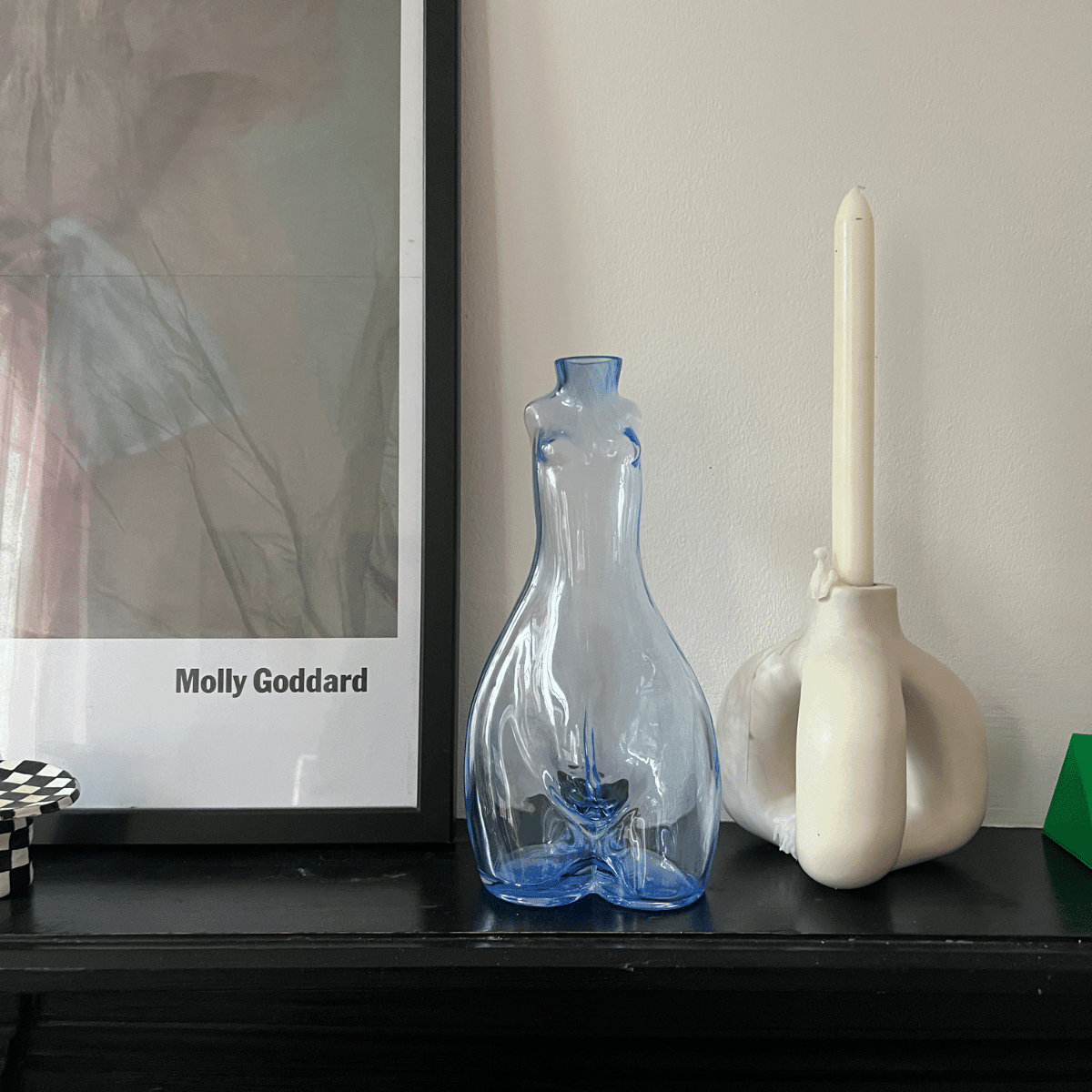 Glass Carafe - Blue