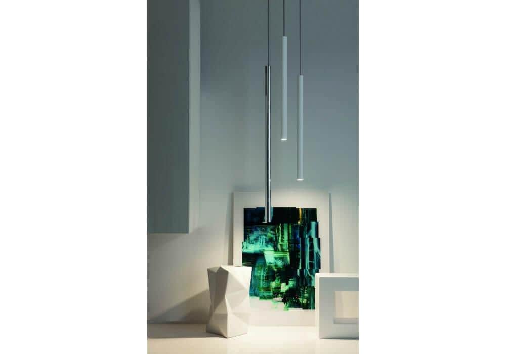 Pendant Lamp - Canna Metal by Piero Castiglioni