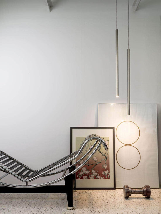 Pendant Lamp - Canna Metal by Piero Castiglioni