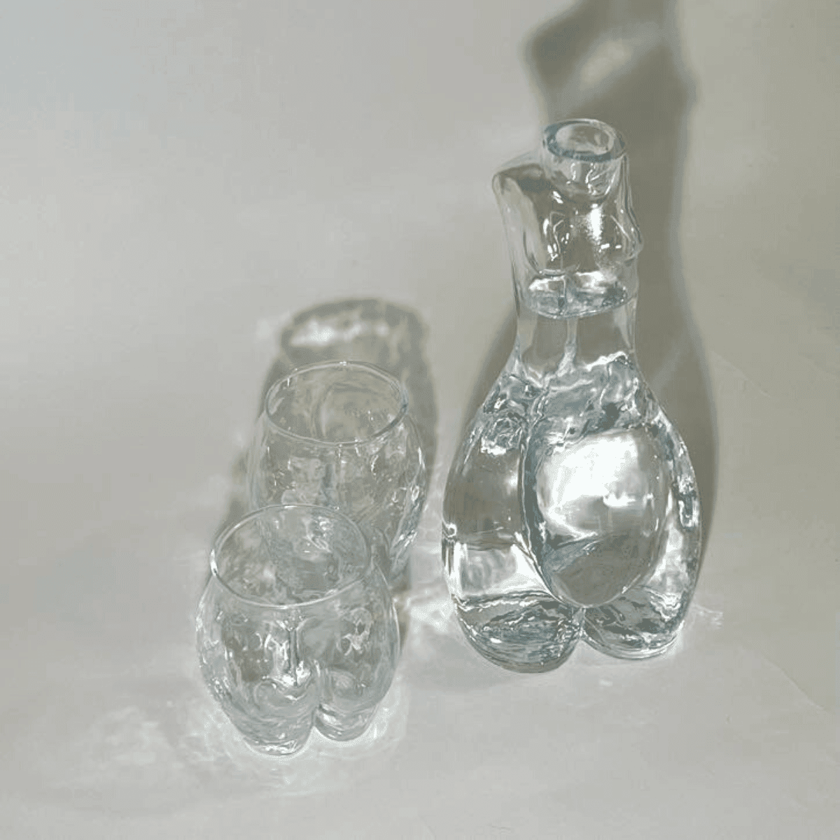 Tit for Tat Glass Carafe - Clear Bundle