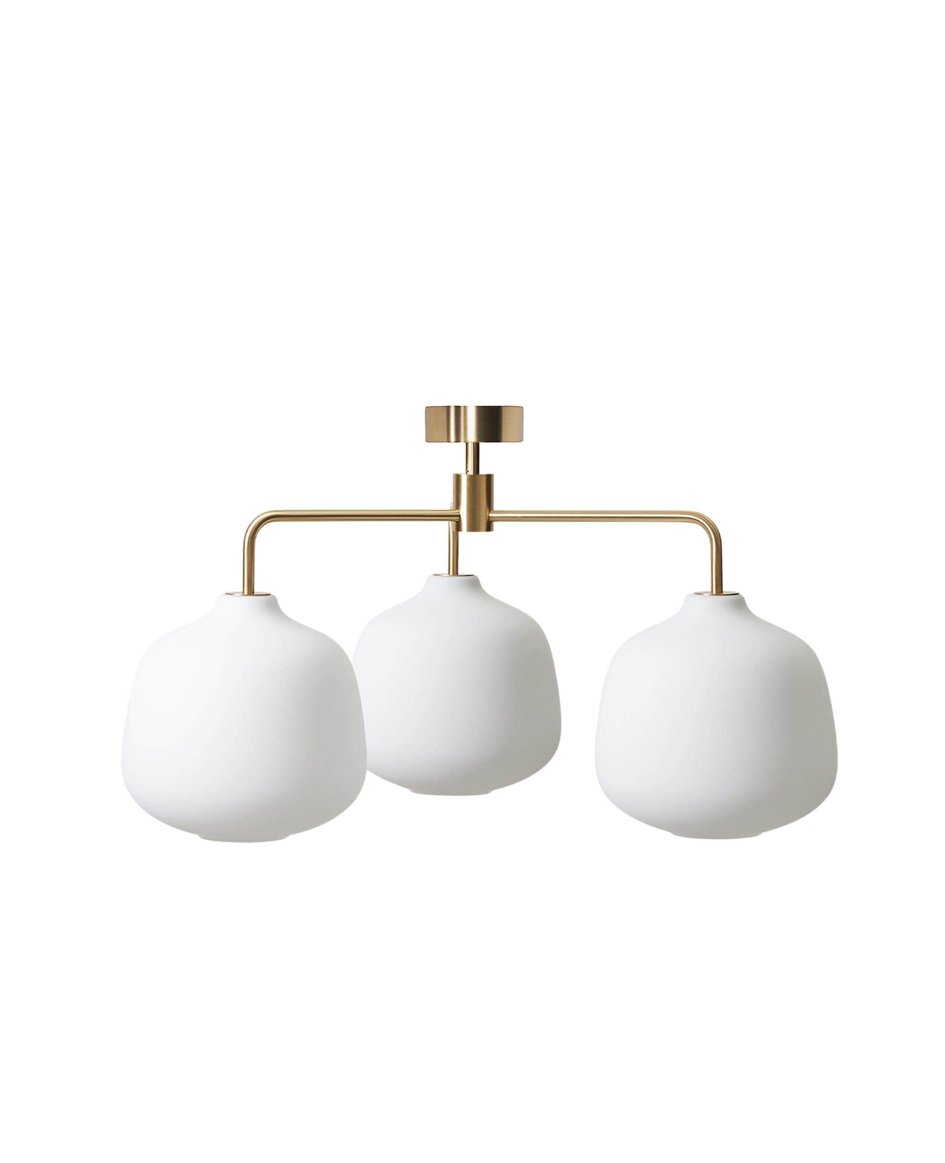 Holborn 3 Pendant Chandelier brass