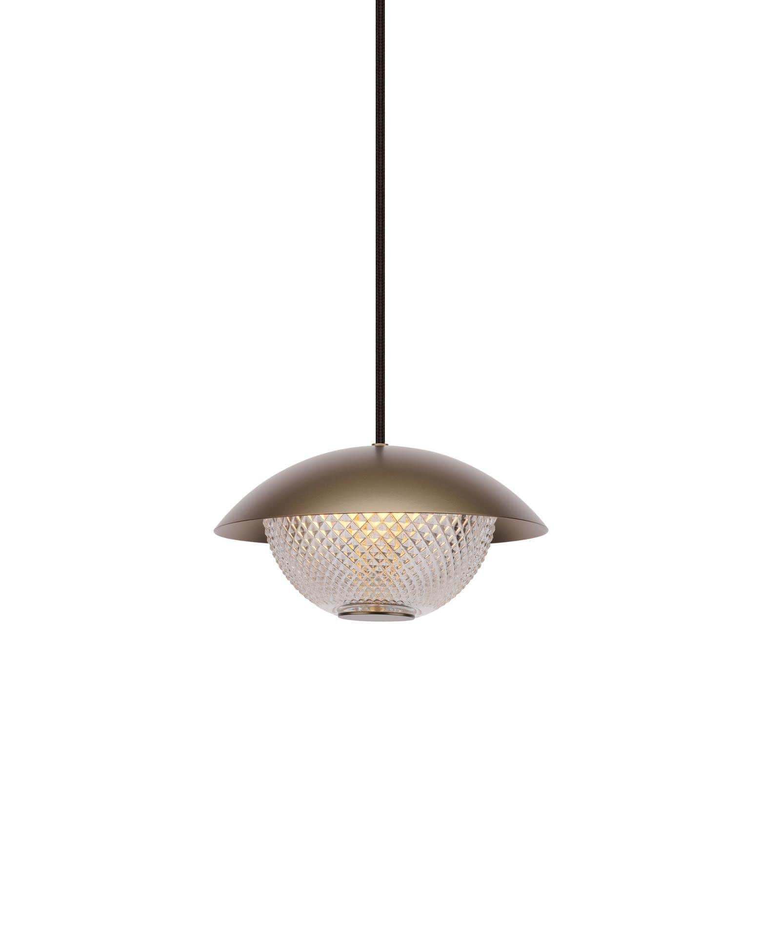 Grace Pendant Lamp bronze lit